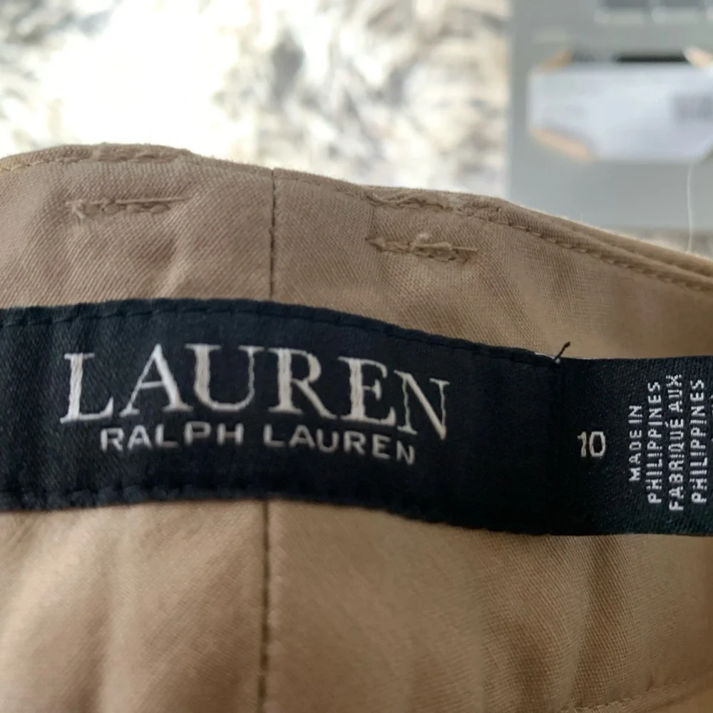 NWT Ralph Lauren Women’s Pleated and Cuffed Chinos - Picture 4 of 6